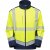 Leo Bowden Ecoviz Softshell Jacket Hi-Vis Yellow/Navy Print - Работно облекло - мъжки работно облекло големи размери
