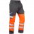 Leo Bideford Ecoviz Poly/Cotton Cargo Trouser Hi-Vis Orange/Grey - Работно облекло - мъжки работно облекло големи размери