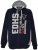 EDDY HILLS EDHS Hoodie Navy - Суичъри & cуичъри с качулка - мъжки суичъри големи размери