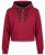 Nora Mikken KAMILLA Cropped Hoodie Burgundy - ДАМСКИ ДРЕХИ XS-XXL - 