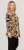Scandinavian Caramel Flower Petals Tunic Orange and Brown - Печатни тениски за жени - 