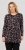 Scandinavian Caramel Flower Petals Tunic Copper and Blue - Печатни тениски за жени - 
