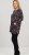 Scandinavian Caramel Flower Petals Tunic Copper and Blue - Печатни тениски за жени - 
