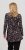 Scandinavian Caramel Flower Petals Tunic Copper and Blue - Печатни тениски за жени - 