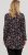 Scandinavian Caramel Flower Petals Tunic Copper and Blue - Печатни тениски за жени - 