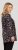 Scandinavian Caramel Flower Petals Tunic Copper and Blue - Печатни тениски за жени - 