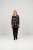 Scandinavian Caramel Flowers Tunic Red and Pink - Печатни тениски за жени - 