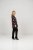 Scandinavian Caramel Flowers Tunic Red and Pink - Печатни тениски за жени - 