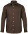 JP1880 Shirt Business Long Sleeve Brown - Ризи - мъжки ризи големи размери