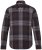 JP1880 Shirt Flannel Long Sleeve Dark Brown - Ризи - мъжки ризи големи размери