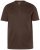 JP1880 Henley Basic T-Shirt with Buttons Brown - Тениски - мъжки тениски големи размери