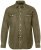 JP1880 Denim Shirt Long Sleeve Olive Green - Ризи - мъжки ризи големи размери