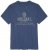 Adamo Sandro Regular fit Slub effect T-shirt Indigo Blue - Тениски - мъжки тениски големи размери