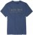 Adamo Simon Regular fit Printed T-shirt Denim Blue - Тениски - мъжки тениски големи размери