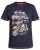 D555 Slater T-shirt Navy - Тениски - мъжки тениски големи размери