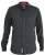 D555 Taylor Long Sleeve Shirt Charcoal - Ризи - мъжки ризи големи размери