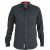 D555 Taylor Long Sleeve Shirt Charcoal - Ризи - мъжки ризи големи размери
