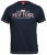 D555 Thornton Embroidery T-shirt Navy - Тениски - мъжки тениски големи размери