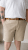 Kam Jeans 3402 Belted Dobby Weave Stretch Chino Shorts Beige - Шорти - мъжки къси панталони големи размери