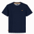 Motley Denim Stockholm T-shirt Navy - Тениски - мъжки тениски големи размери