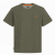 Motley Denim Stockholm T-shirt Dark Khaki - Тениски - мъжки тениски големи размери