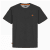 Motley Denim Stockholm T-shirt Charcoal - Тениски - мъжки тениски големи размери