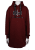 Nora Mikken KADRI WHITE Long Hoodie Burgundy - Суичъри & cуичъри с качулка - 