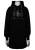 Nora Mikken KADRI WHITE Long Hoodie Black - Суичъри & cуичъри с качулка - 
