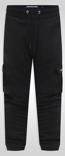 D555 Dexter 1 Cargo Jogger With Bear Embroidery Черно - Спортни панталони & Kъси панталони - мъжки спортни панталони големи размери