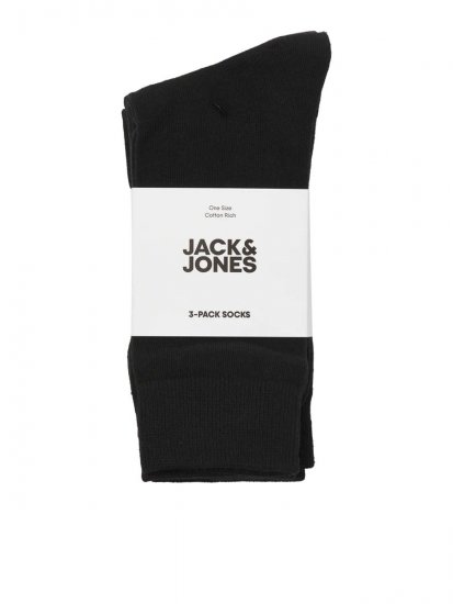 Jack & Jones Rafael Чорапи Черно 3-pack - Бельо & Бански шорти - Мъжко бельо големи размери