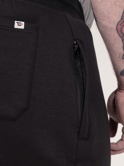 D555 Dexter 1 Cargo Jogger With Bear Embroidery TALL Черно - TALL Спортни панталони - TALL долнища за анцуг за високи мъже