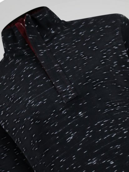 D555 Chandler Reno 1/4 Zip Neck Sweatshirt With Bear Logo Черно - Суичъри & cуичъри с качулка - мъжки суичъри големи размери