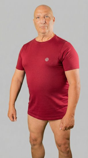 20 Nodi Mezzogiorno Sports T-Shirt Red - Тениски - мъжки тениски големи размери