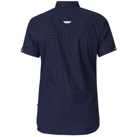 D555 Kurt Printed Short Sleeve Shirt - Ризи - мъжки ризи големи размери