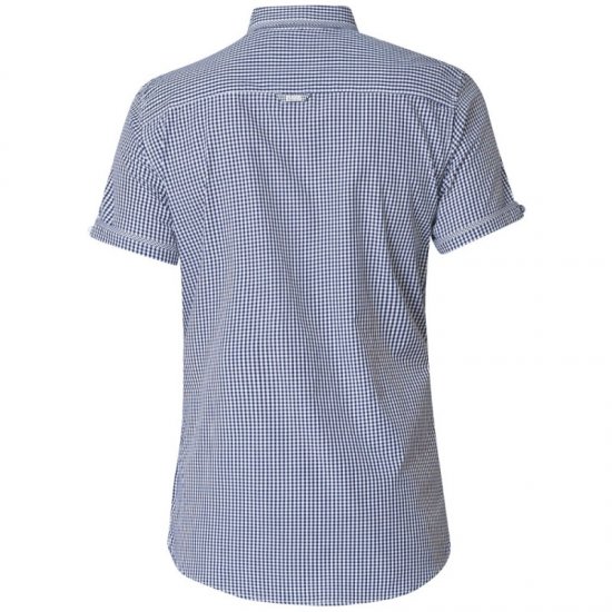 D555 Hank Gingham Short Sleeve Shirt - Ризи - мъжки ризи големи размери