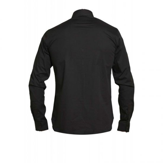 D555 Michael Couture Stretch Shirt Black - Ризи - мъжки ризи големи размери
