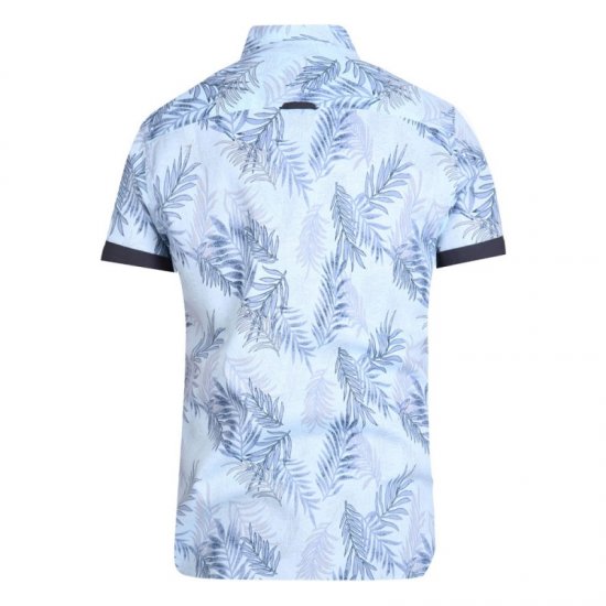 D555 Santana Hawaii Shirt Sky Blue - Ризи - мъжки ризи големи размери