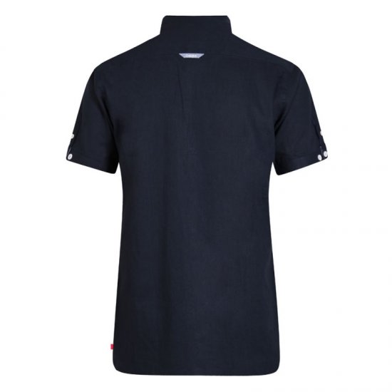 D555 Brixton Shirt Navy - Ризи - мъжки ризи големи размери