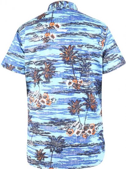 D555 CHARFORD Hawaiian Reverse Printed Shirt - Ризи - мъжки ризи големи размери