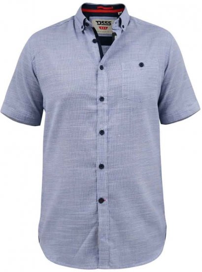 D555 Hadley S/S Micro Dog Tooth Check Shirt - Ризи - мъжки ризи големи размери