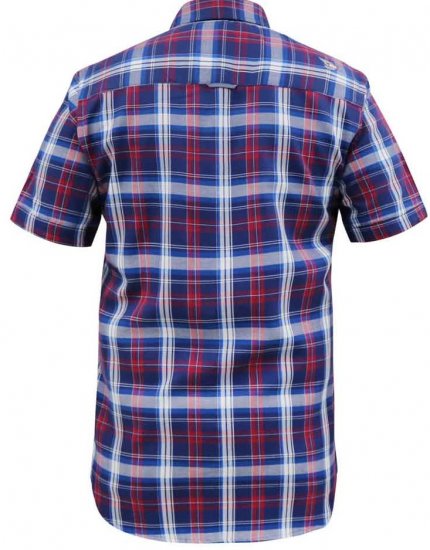 D555 Portland Check Button Down Collar S/S Shirt - Ризи - мъжки ризи големи размери