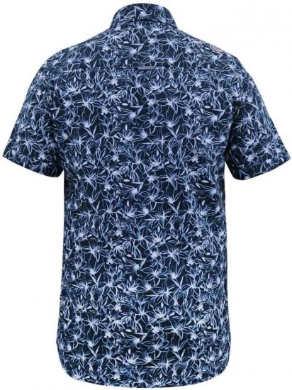 D555 Padbury Floral Ao Printed S/S Shirt Navy - Ризи - мъжки ризи големи размери