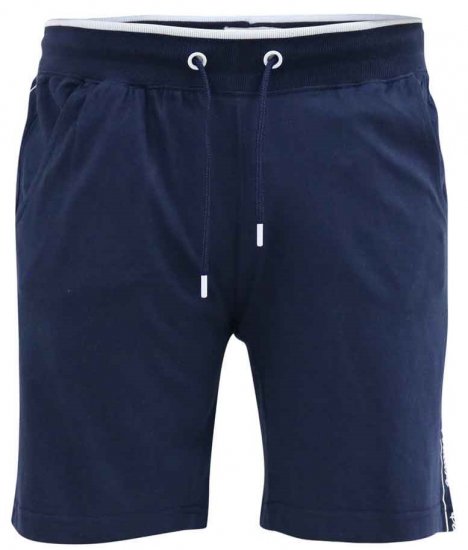 D555 Brantham Couture Elasticated Waistband Shorts Navy - Спортни панталони & Kъси панталони - мъжки спортни панталони големи размери