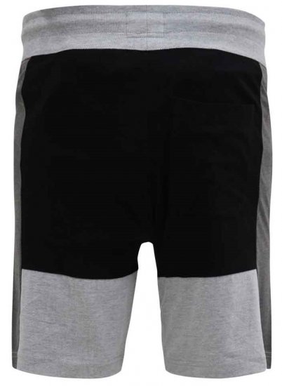 D555 Kirton Couture Elasticated Waistband Shorts Black/Charcoal - Спортни панталони & Kъси панталони - мъжки спортни панталони големи размери