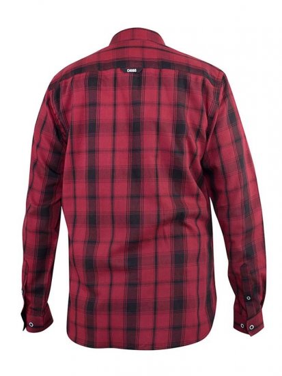 D555 Benalla Check Long Sleeve Button Down Shirt - Ризи - мъжки ризи големи размери