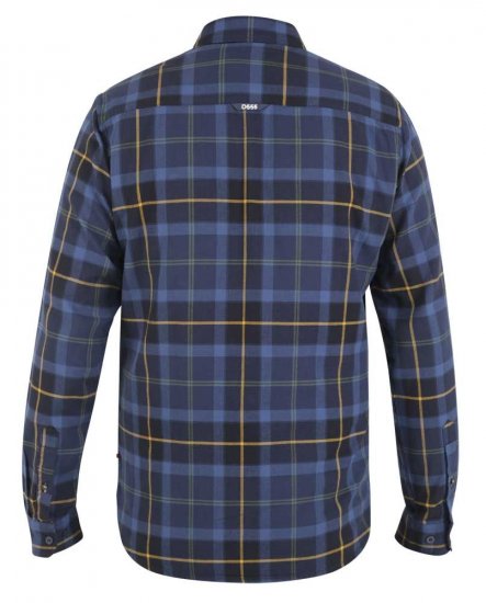 D555 Helston LS Flannel Shirt - Ризи - мъжки ризи големи размери