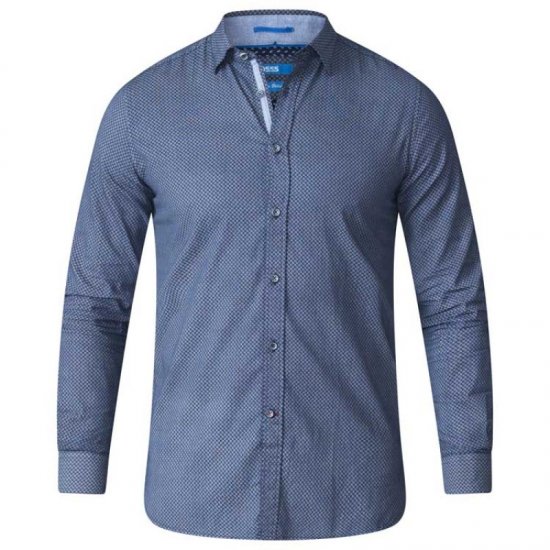 D555 Kermit Long Sleeve Printed Shirt - Ризи - мъжки ризи големи размери