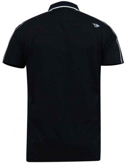 D555 Sussex Jersey Polo Shirt Dark Navy - Поло тениски - мъжки тениски с яка големи размери