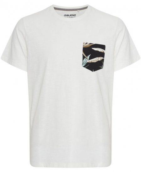 Blend 5038 T-shirt White - Тениски - мъжки тениски големи размери