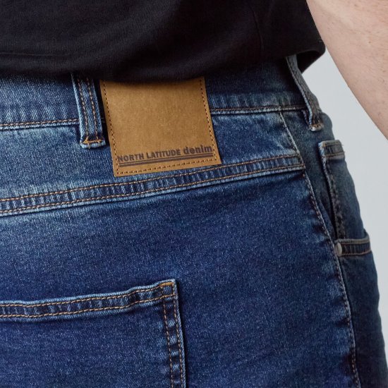 North Latitude Jeans Jack Navy Blue - Якета - мъжки якета големи размери